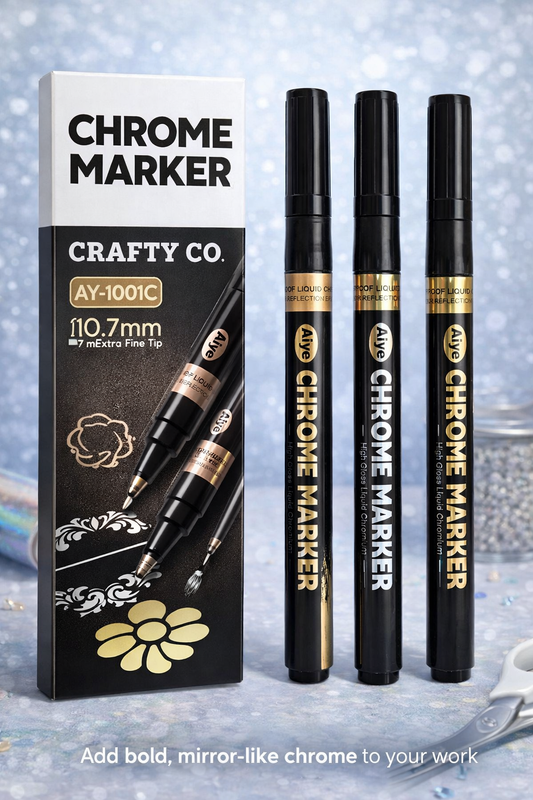 Crafty Co Chrome Markers-3 Pack
