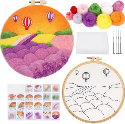 Purple Rain Felting Fun Kit