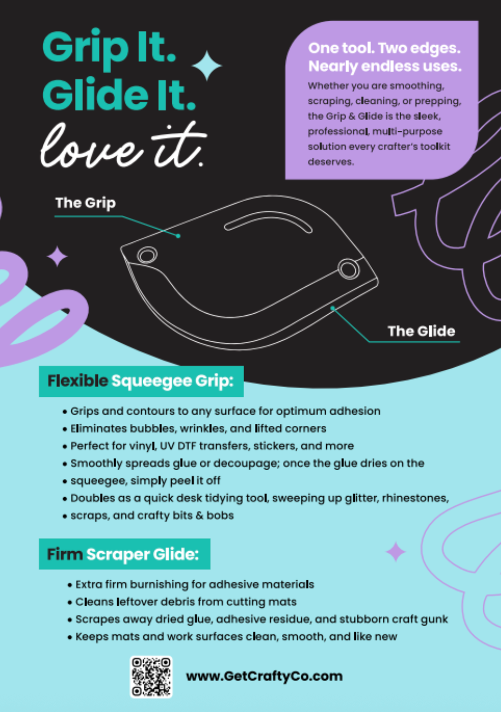 Crafty Co Grip & Glide Squeegee