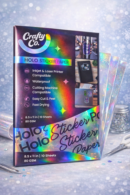 Crafty Co Holographic Sticker Paper